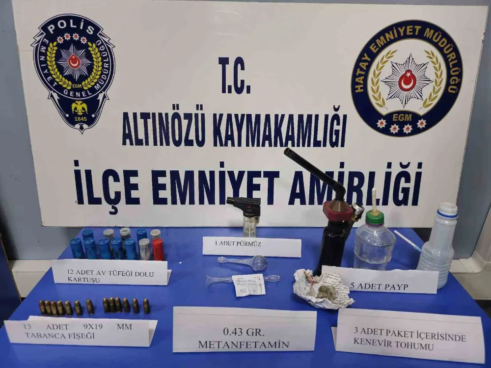 Altınözü’nde uyuşturucu operasyonu