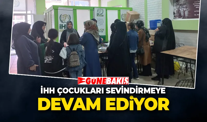 İHH Çocukları sevindirmeye Devam Ediyor 