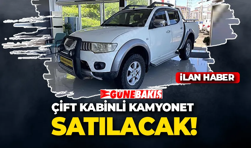 ÇİFT KABİNLİ KAMYONET SATILACAK