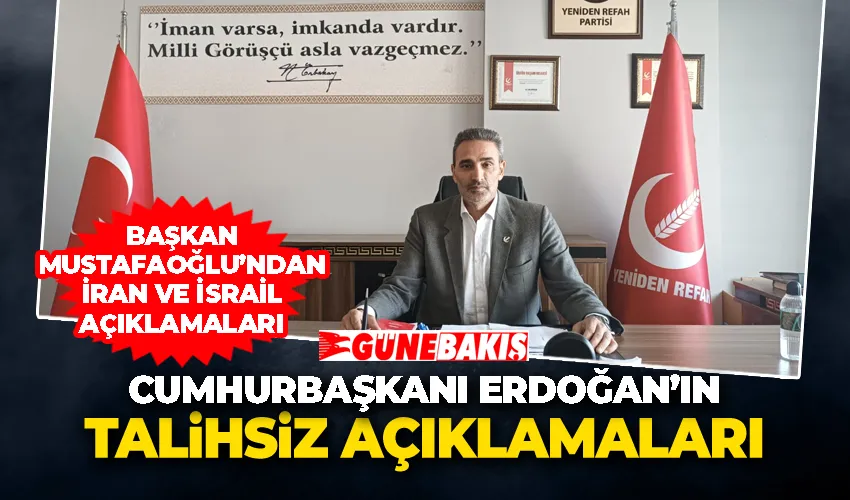 Başkan Mustafaoğlu’ndan İran ve İsrail açıklamaları