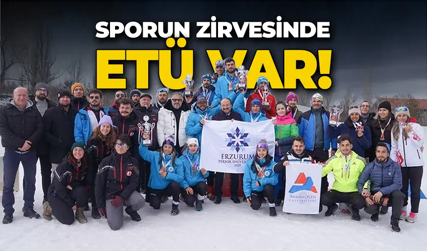 Sporun zirvesinde ETÜ var