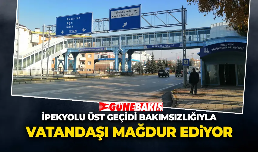 İpekyolu Üst Geçidi Bakımsızlığıyla Vatandaşı Mağdur Ediyor