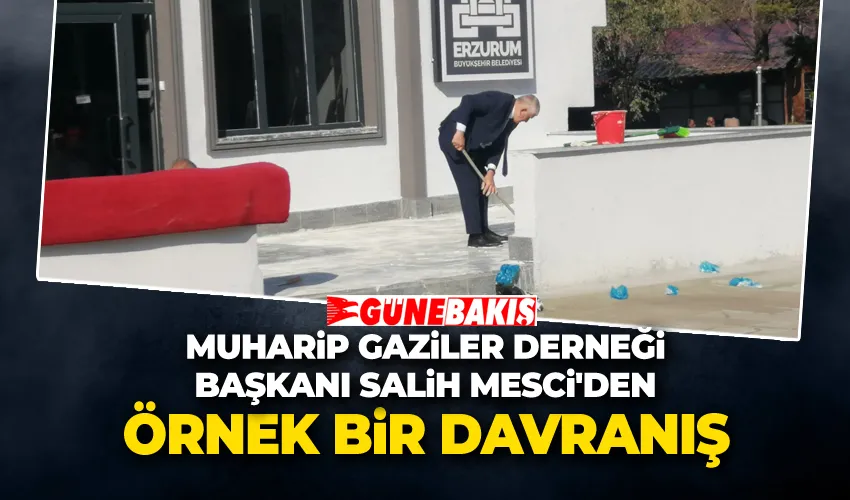 Muharip Gaziler Derneği Başkanı Salih Mesci