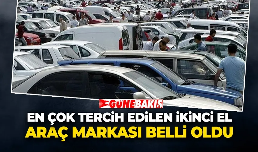 En Çok Tercih Edilen İkinci El Otomobil Markası Belli Oldu