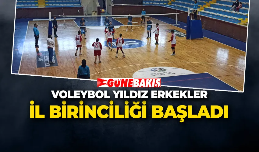 Voleybol Yıldız Erkekler İl Birinciliği Başladı