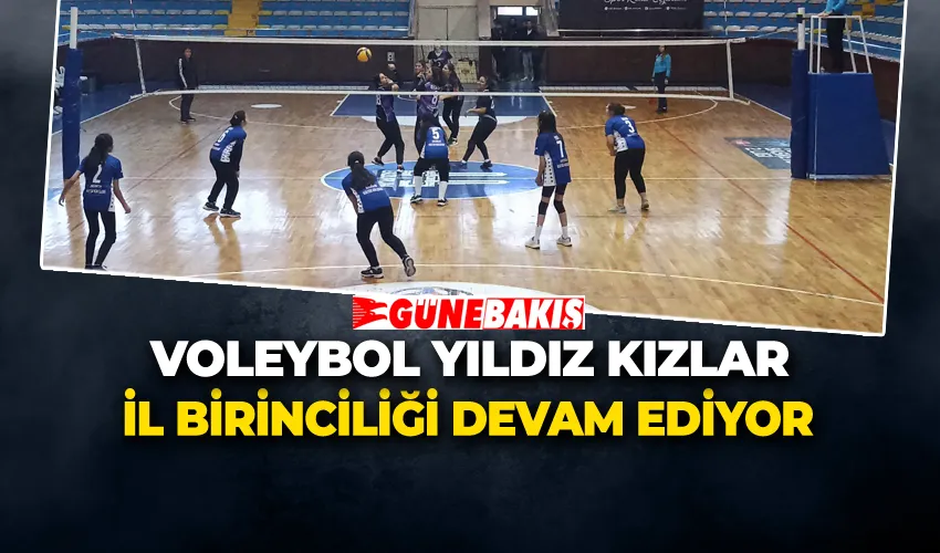 Voleybol Yıldız Kızlar İl Birinciliği Devam Ediyor