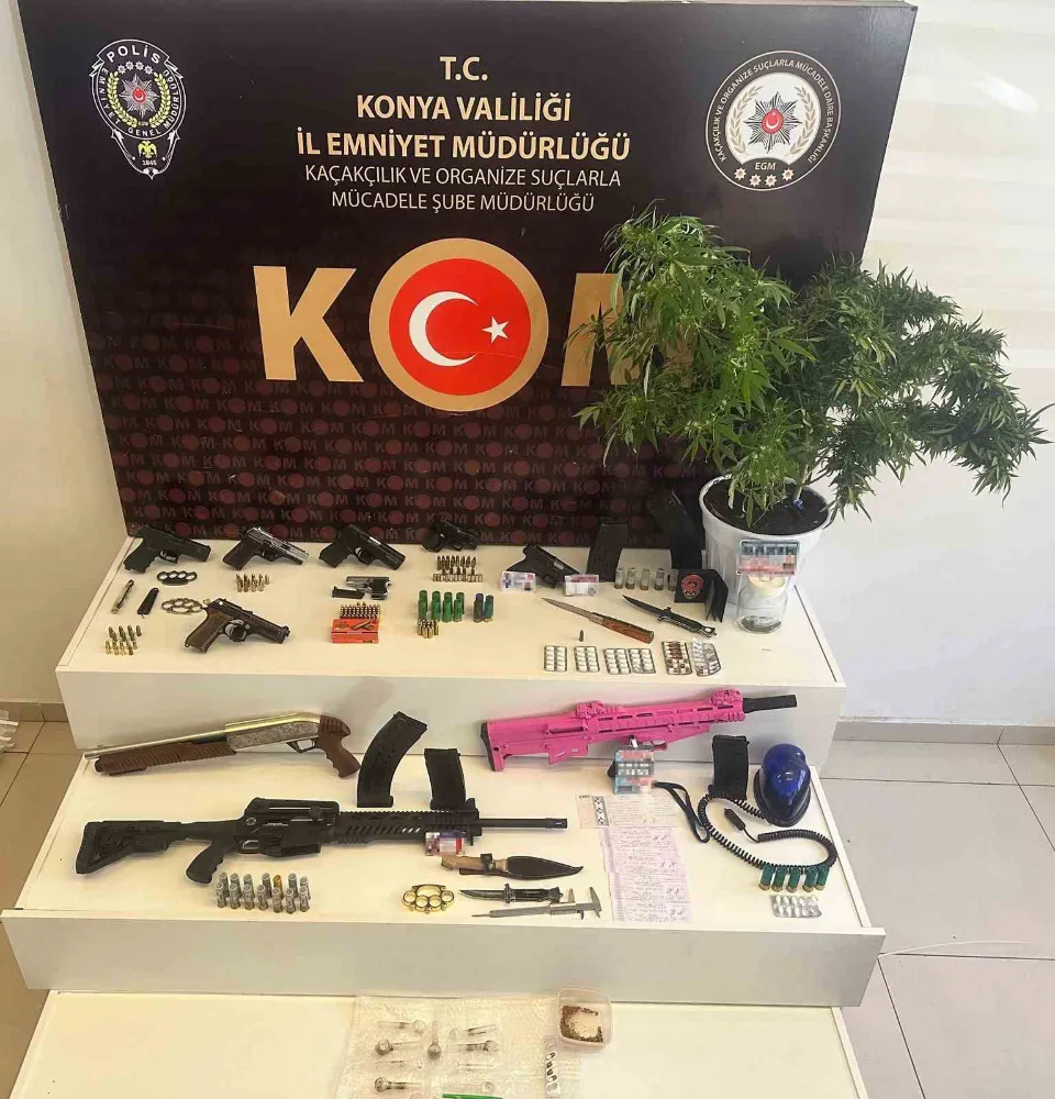 Konya’da suç örgütüne operasyon