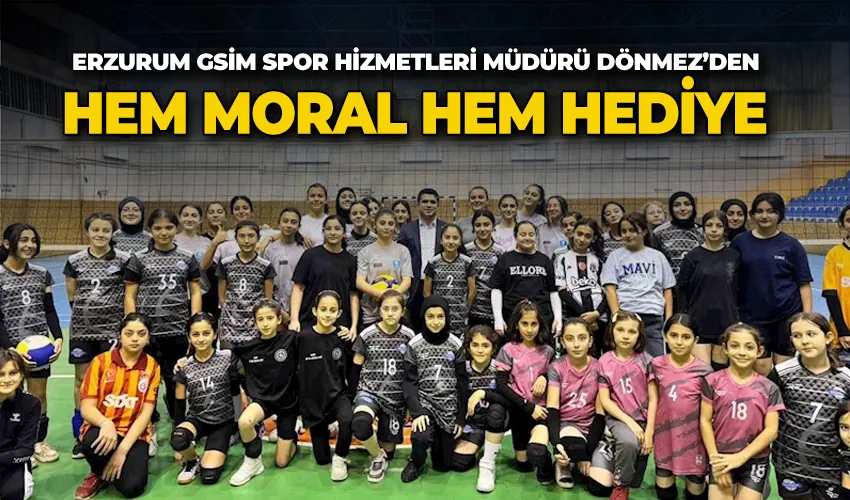 Dönmez’den hem moral hem hediye