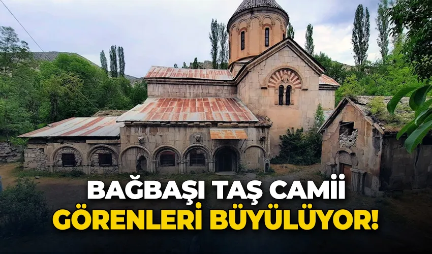 Bağbaşı Taş Camii görenleri büyülüyor