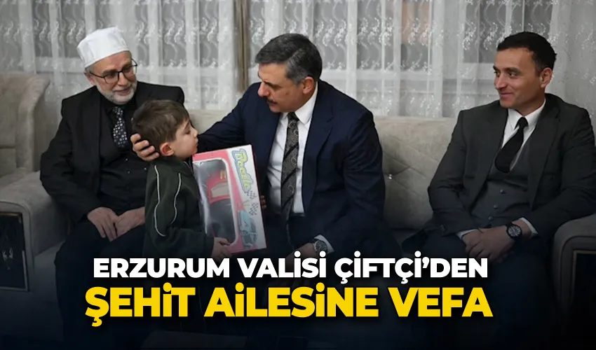 Şehit ailesine vefa