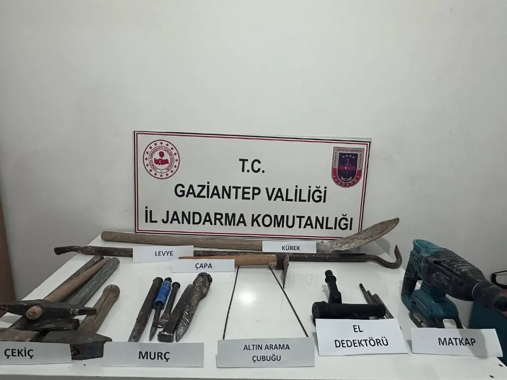 Kaçak kazı yapanlara suçüstü