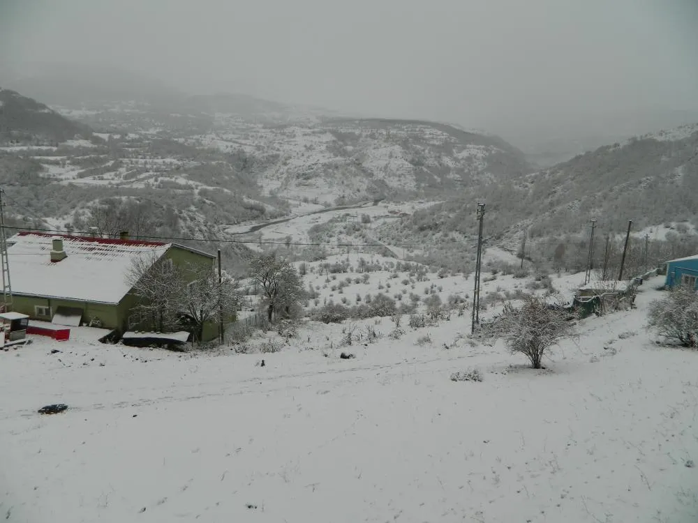 Posof beyaza büründü