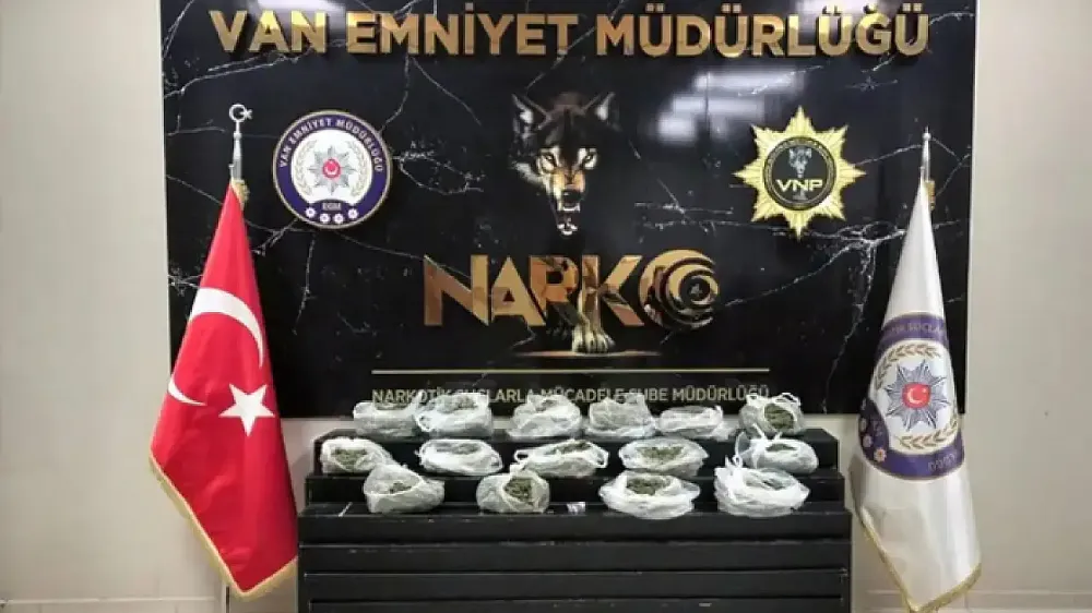 Van’da 31 kilo 890 gram metamfetamin ele geçirildi