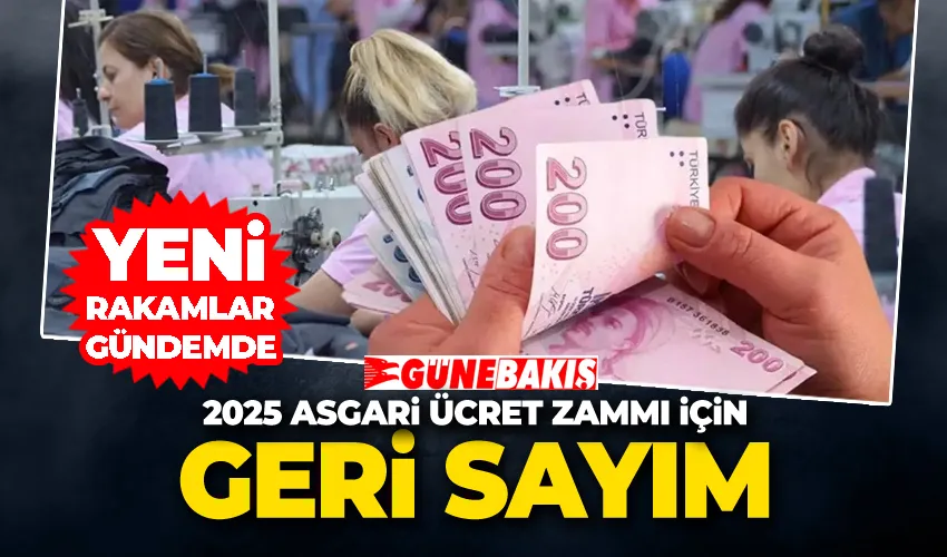 2025 Asgari Ücret Zammı İçin Geri Sayım: Yeni Rakamlar Gündemde