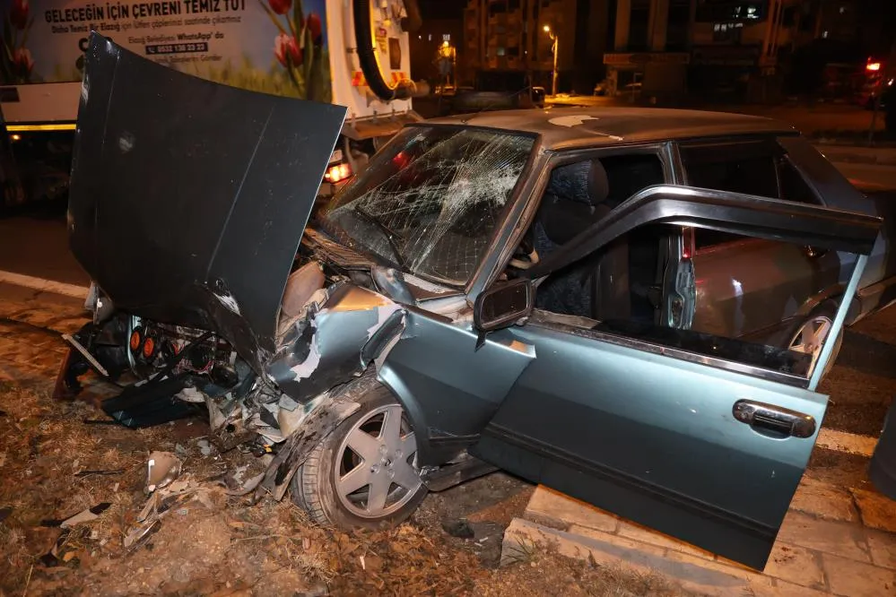 Elazığ’da zincirleme trafik kazası