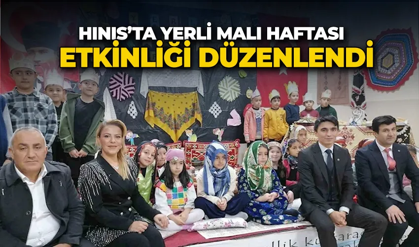 Hınıs’ta yerli malı haftası etkinliği