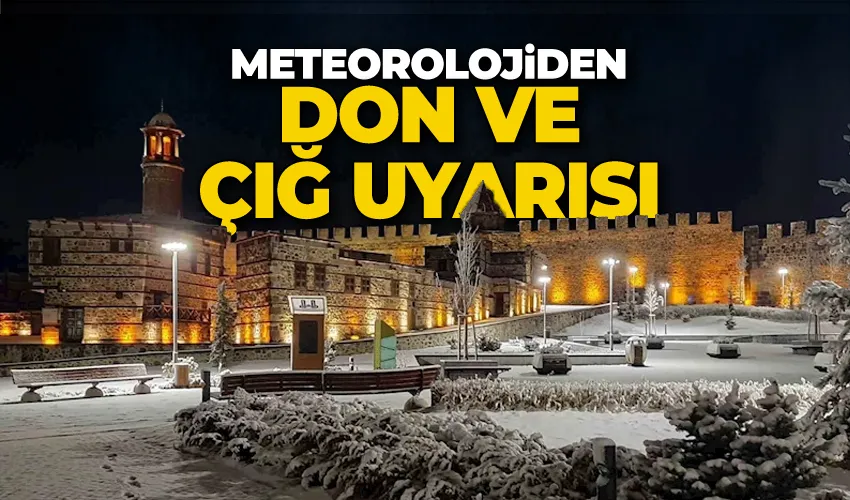 Meteorolojiden don ve çığ uyarısı