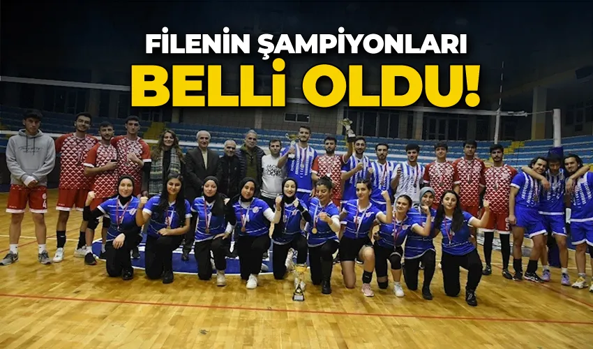 Filenin şampiyonları belli oldu