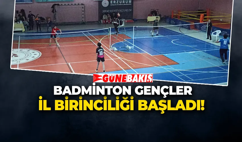 Badminton Gençler İl Birinciliği Başladı