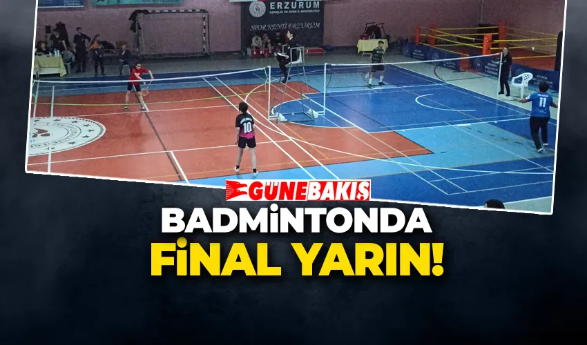 Badmintonda Final Yarın