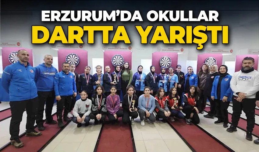 Okullar Dartta yarıştı