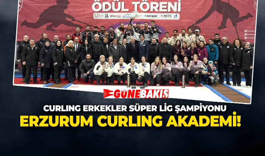 CURLING ERKEKLER SÜPER LİG ŞAMPİYONU ERZURUM CURLING AKADEMİ!