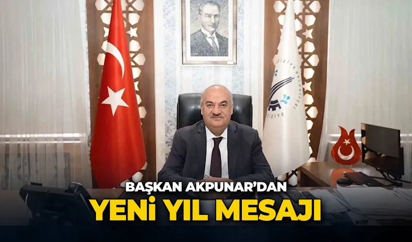 Başkan Akpunar’dan yeni yıl mesajı