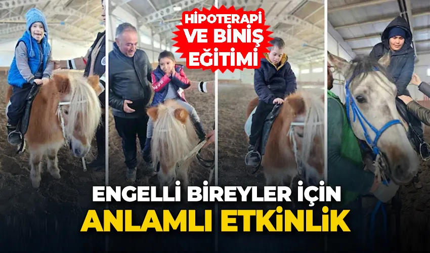 Engelli bireyler için anlamlı etkinlik: Hipoterapi ve biniş eğitimi