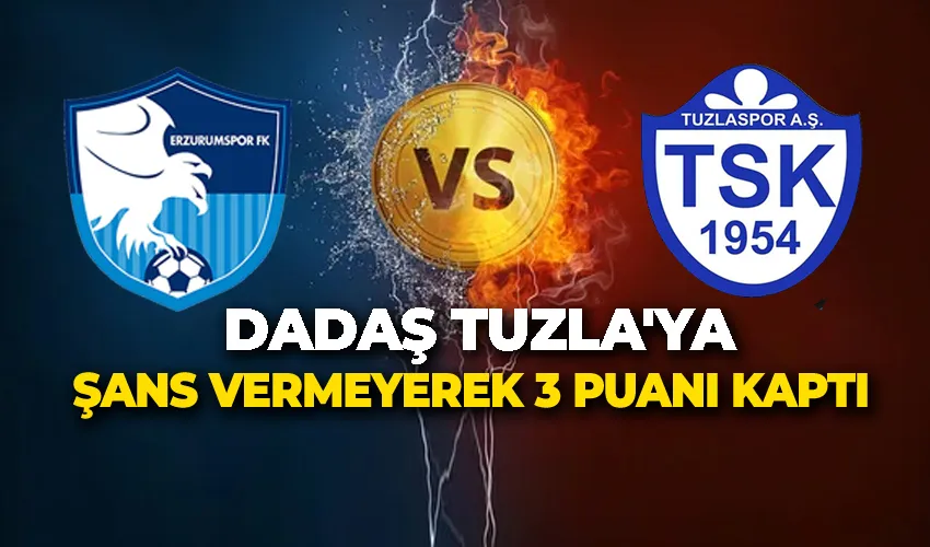 Trendyol 1. Lig: Erzurumspor FK: 1 - Tuzlaspor: 0