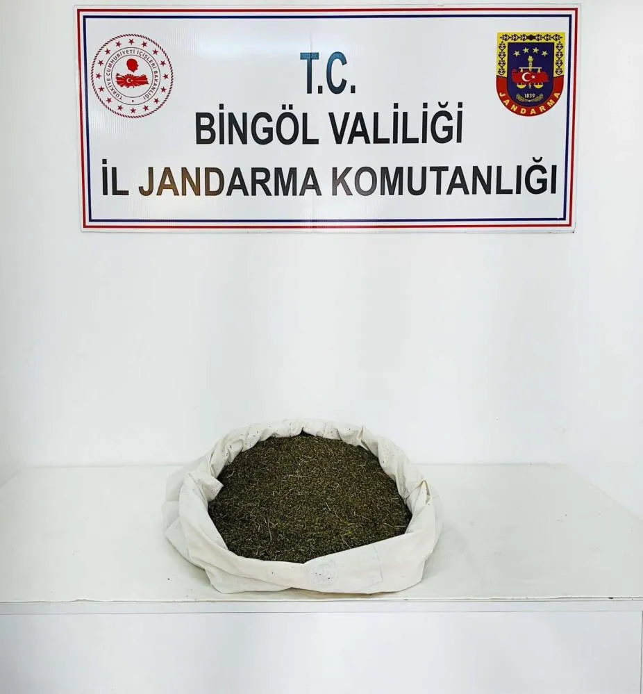 Bingöl’de 3 kilo 650 gram uyuşturucu yakalandı