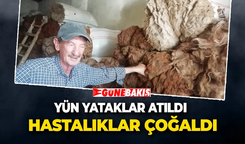 YÜN YATAKLAR ATILDI HASTALIKLAR ÇOĞALDI