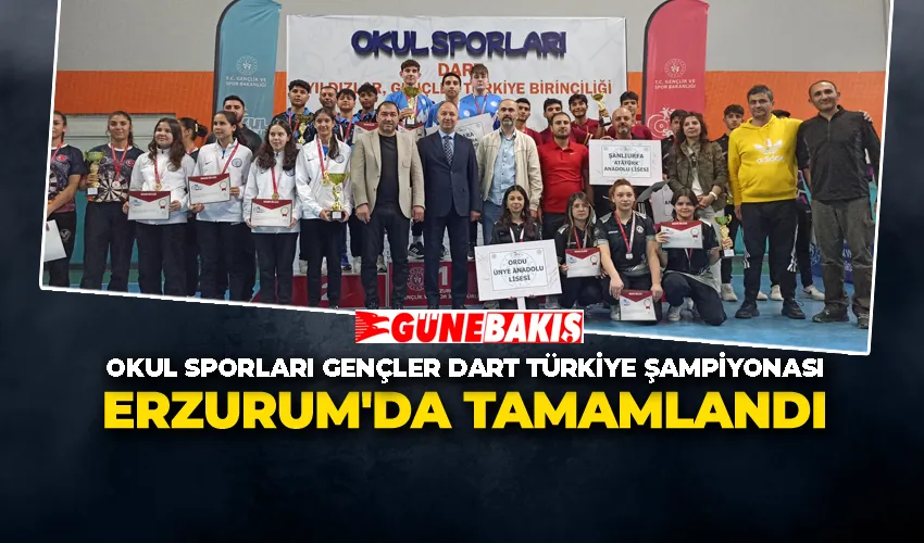Okul Sporları Gençler Dart Türkiye Şampiyonası Erzurum