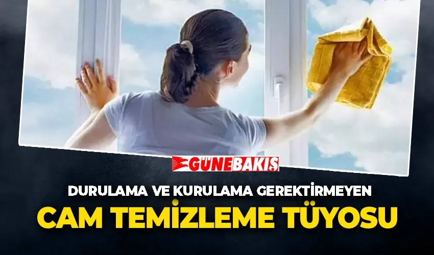 Hızlı ve etkili: Durulama ve kurulama gerektirmeyen cam temizleme tüyosu!