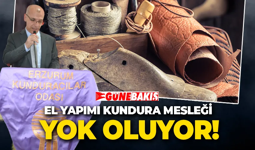 El yapımı kundura mesleği yok oluyor!