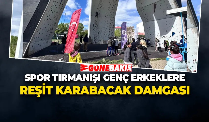 Spor Tırmanışı Genç Erkeklere Reşit Karabacak damgası