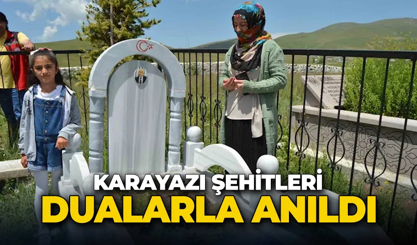 Karayazı şehitleri anıldı