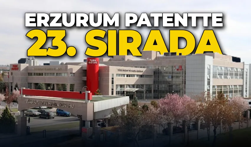 Erzurum patentte 23. sırada