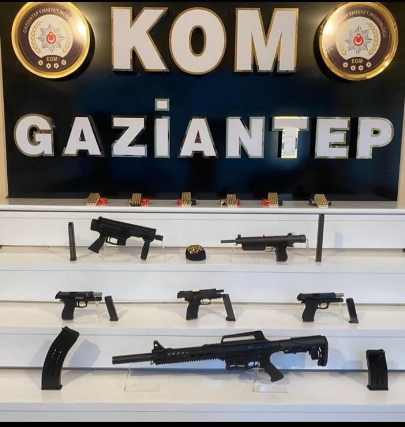 Gaziantep’te silah kaçakçılığı operasyonu