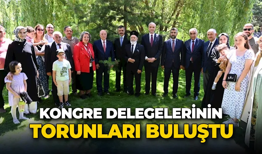 Kongre delegelerinin torunları buluştu