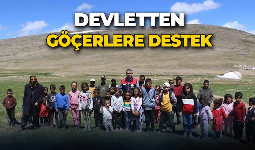 Devletten göçerlere destek