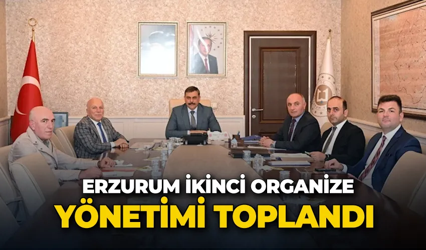 İkinci Organize yönetimi toplandı