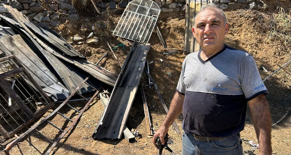 Baba ocağı yanan acılı adam