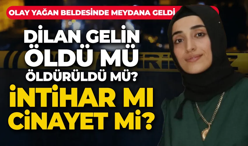 İNTİHAR MI CİNAYET Mİ?