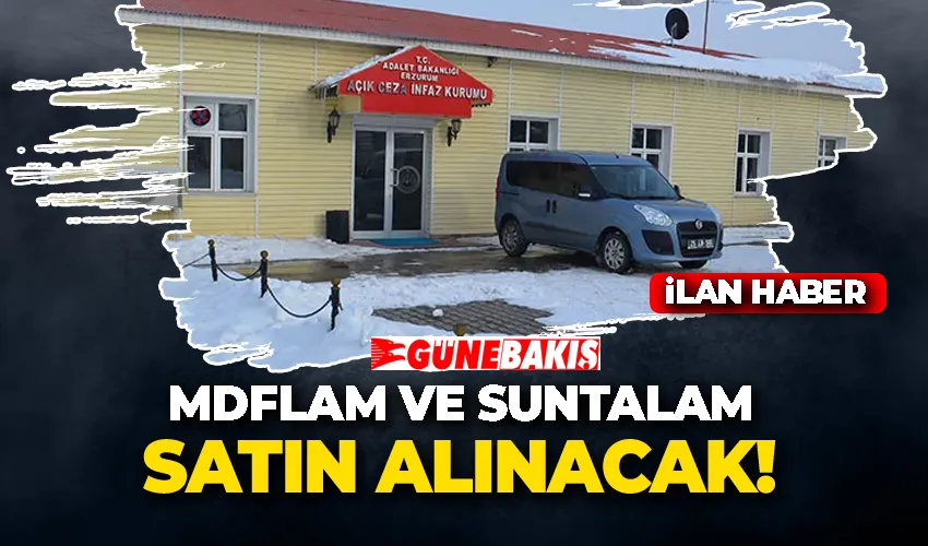 MDFLAM VE SUNTALAM SATIN ALINACAK 