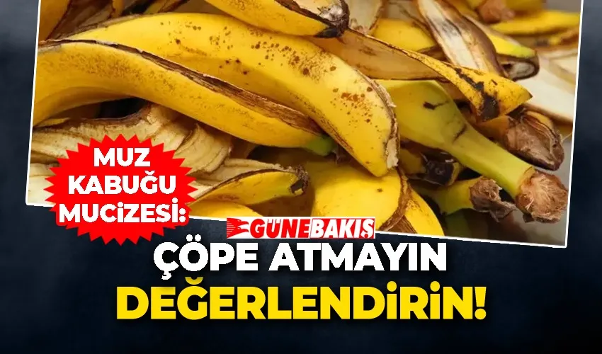 Muz Kabuğu Mucizesi: Çöpe Atmayın, Değerlendirin!