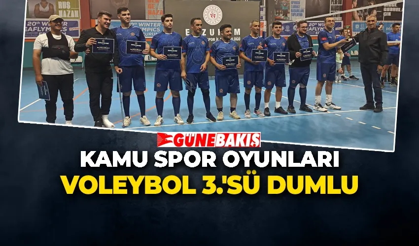 Kamu Spor Oyunları Voleybol 3.