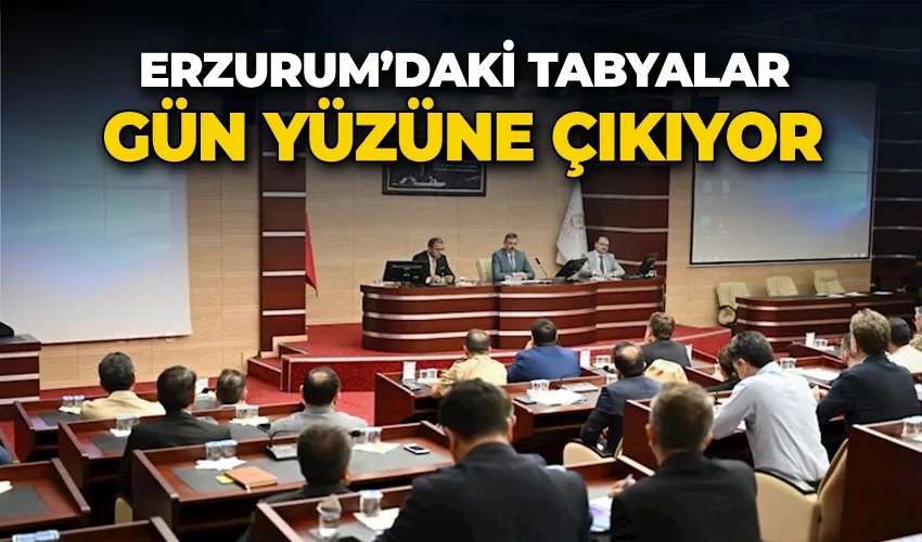 Tabyalar gün yüzüne çıkıyor