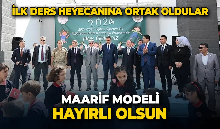 Vali Çiftçi: “Maarif modeli hayırlara vesile olsun”