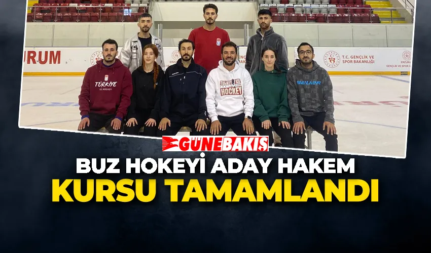 Buz Hokeyi Aday Hakem Kursu Tamamlandı