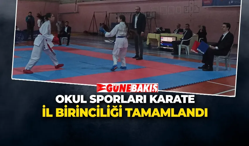 Okul Sporları Karate İl Birinciliği Tamamlandı